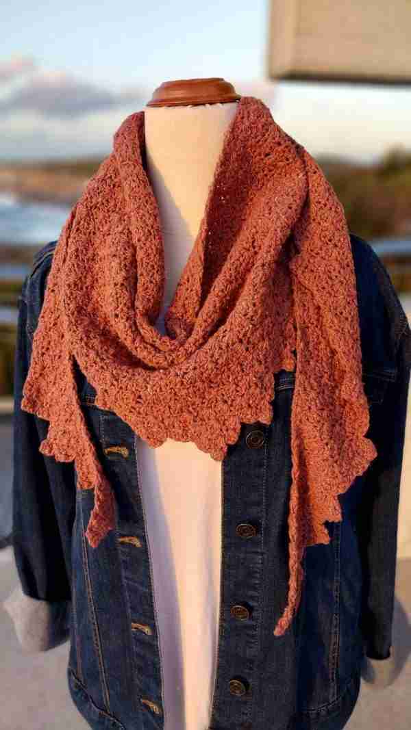 Recycled Yarn 1000 Kisses Shawl
