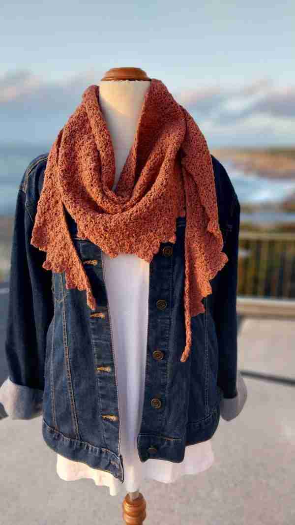 Recycled Yarn 1000 Kisses Shawl - Image 2