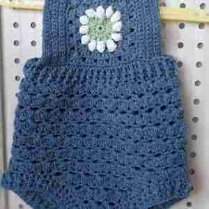 Recycled yarn romper