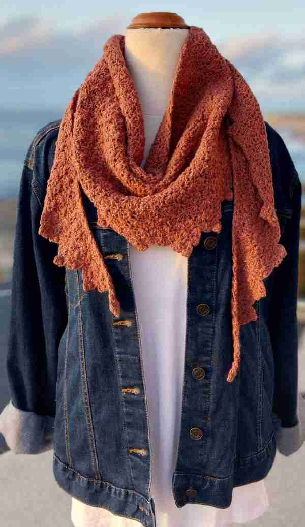 Recycled Yarn 1000 Kisses Shawl